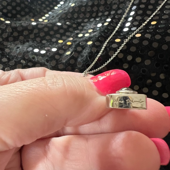 #28  Silver In Color Heart Necklace - Picture 2 of 5